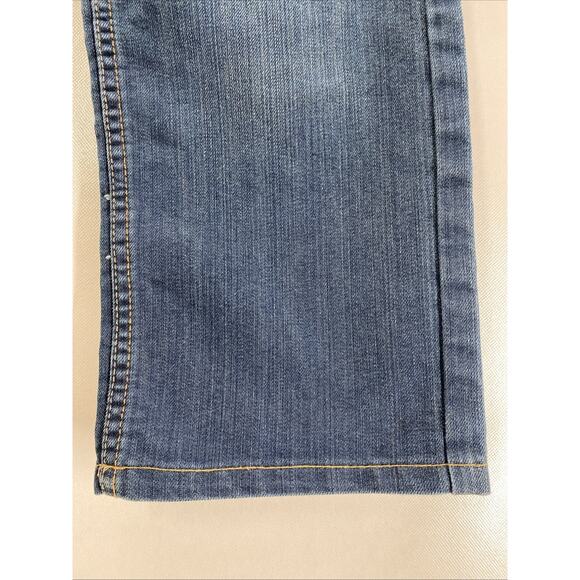 Levi’s 505 Stretch Denim Blue Jeans Boys Hemmed 14 Regular 27x23 Actual Size - Picture 7 of 7